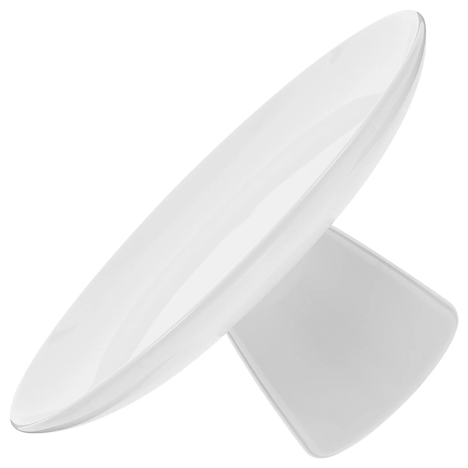 

Ceramic Cake Plate Elegant Decorative Cake Display Tray Party Supplies Stable Wear Resistant Dessert Stand Dessert Display Plate