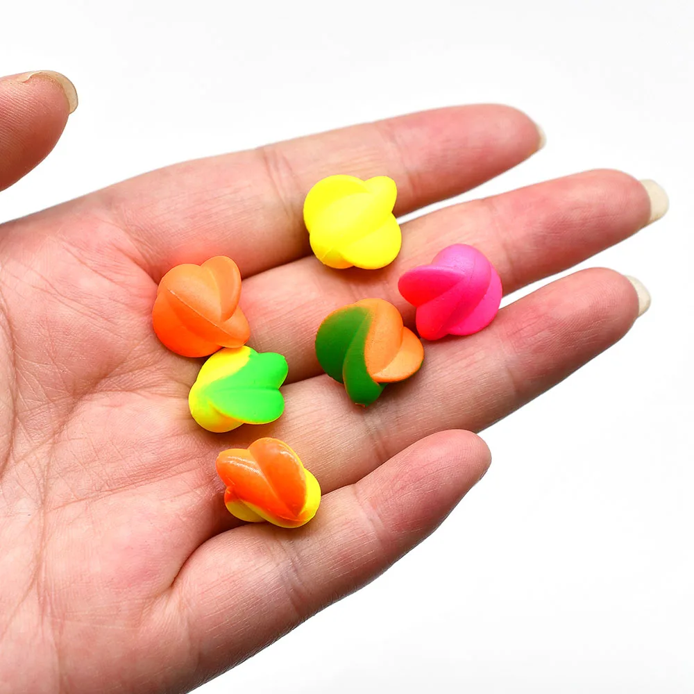 Topranc 20/24 قطعة من طُعم صيد الأسماك في المياه المالحة رغوة بوبرز طُعم عوامة دوارة