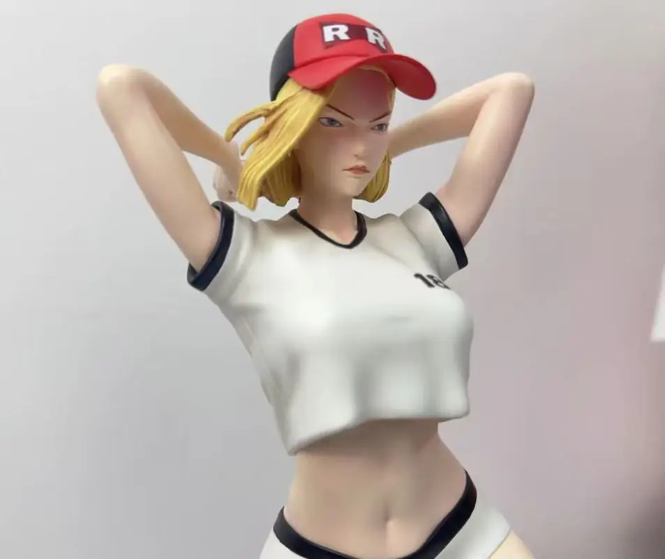 2025 nueva serie de béisbol Emo figura de edición limitada Dragon Ball Z Anime Android 18 Lazuli juguete de acción coleccionable adorno Gk