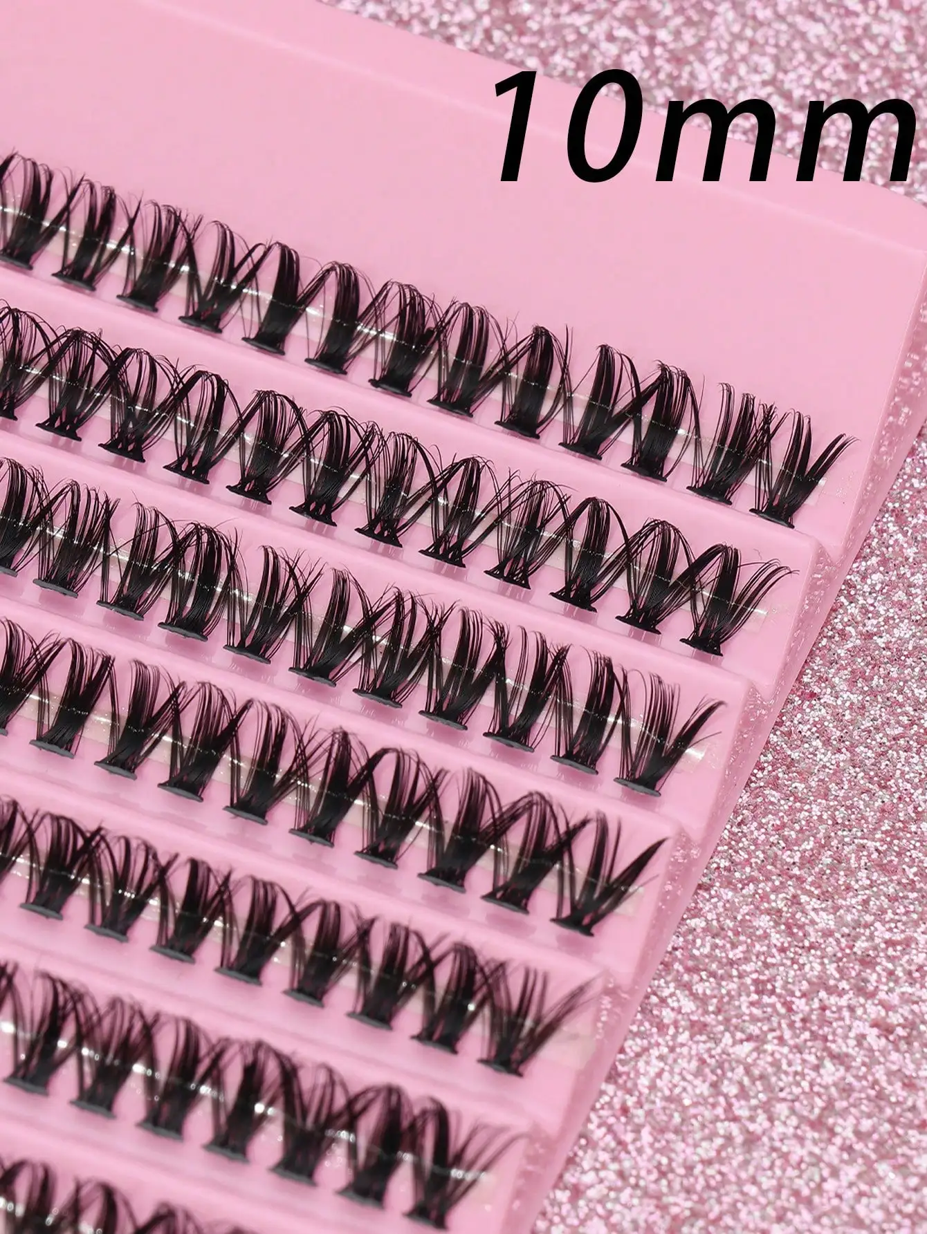 C/D-type curved 5-16mm hybrid set, including 200 clusters of natural false eyelashes, suitable for beginners, comfortable and fashionable.