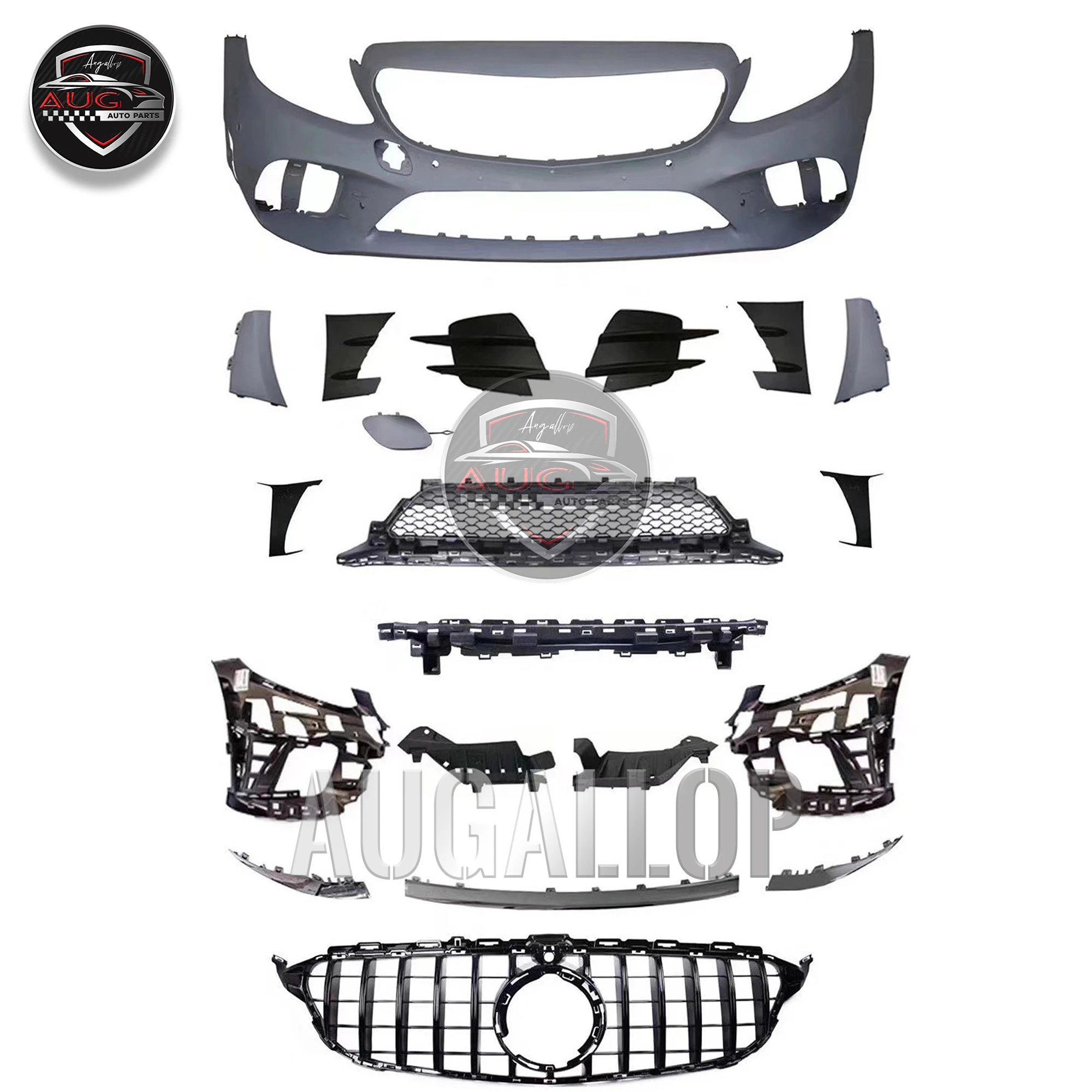 

For Mercedes Benz C-class W205 old modification and new surround PP material body kit auto parts (D112)