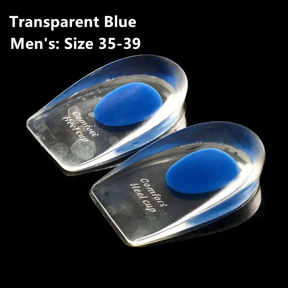 1/5/10 Paar Weiche Silikon-Gel-Einlegesohlen Fersensporn-Schmerzlinderung Fußkissen Massagegerät Fersenstützen Schuhpolster für Fußunterstützung – Detail 7
