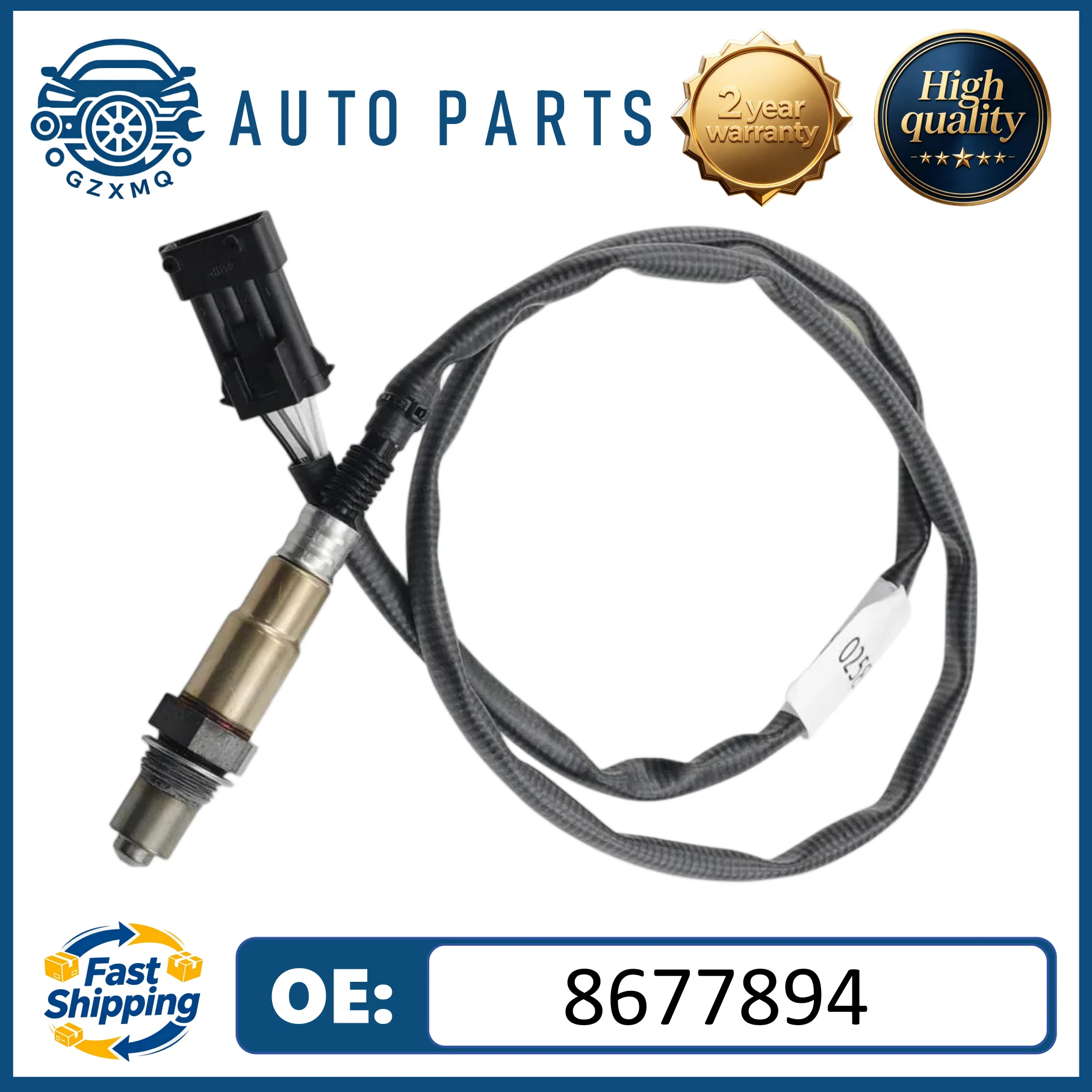 

8677894 Downstream Oxygen Sensor fit for Volvo S60 S80 V70 XC70 XC90 Peugeot 206 306 307 406 407 607# 0258006784, ZKN-VV037