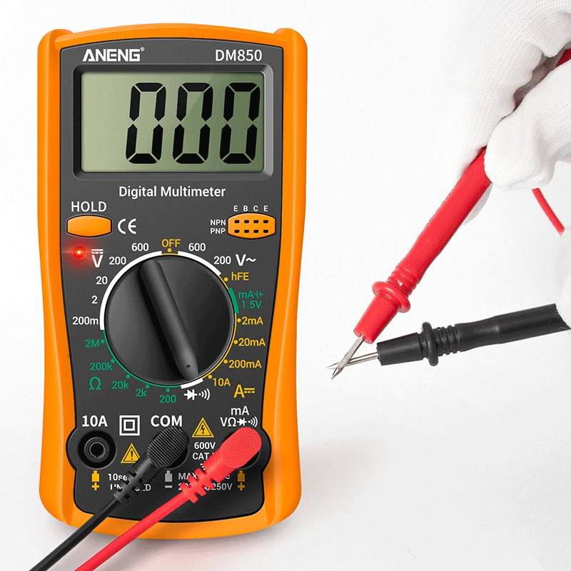 ANENG DM850 Digitalmultimeter, automatisch, professionell, 1999, zählt, Auto-AC/DC-Spannungsprüfer, Ohm-Strom-Amperemeter-Detektor-Werkzeug – Detail 1