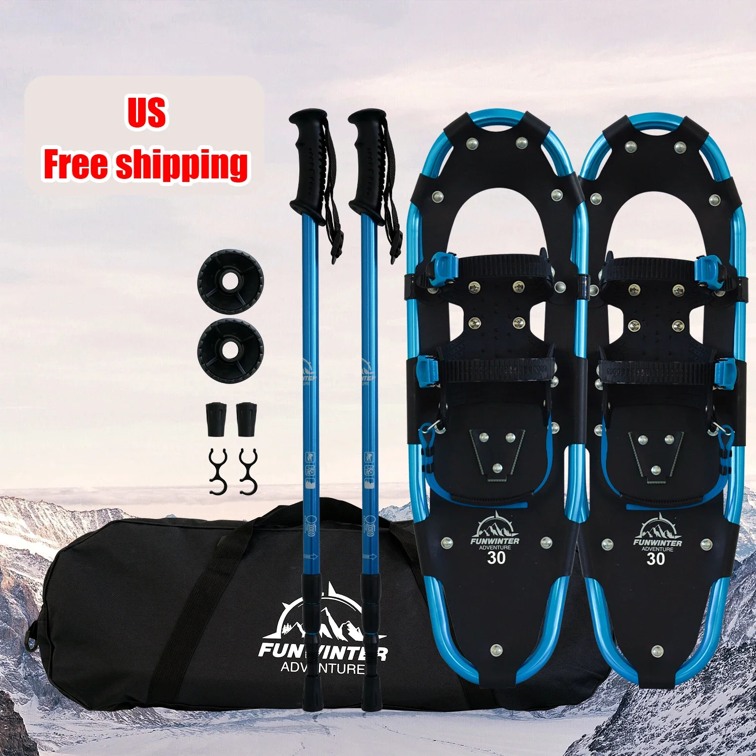 

Mountaineering Snowshoes and Ski Poles