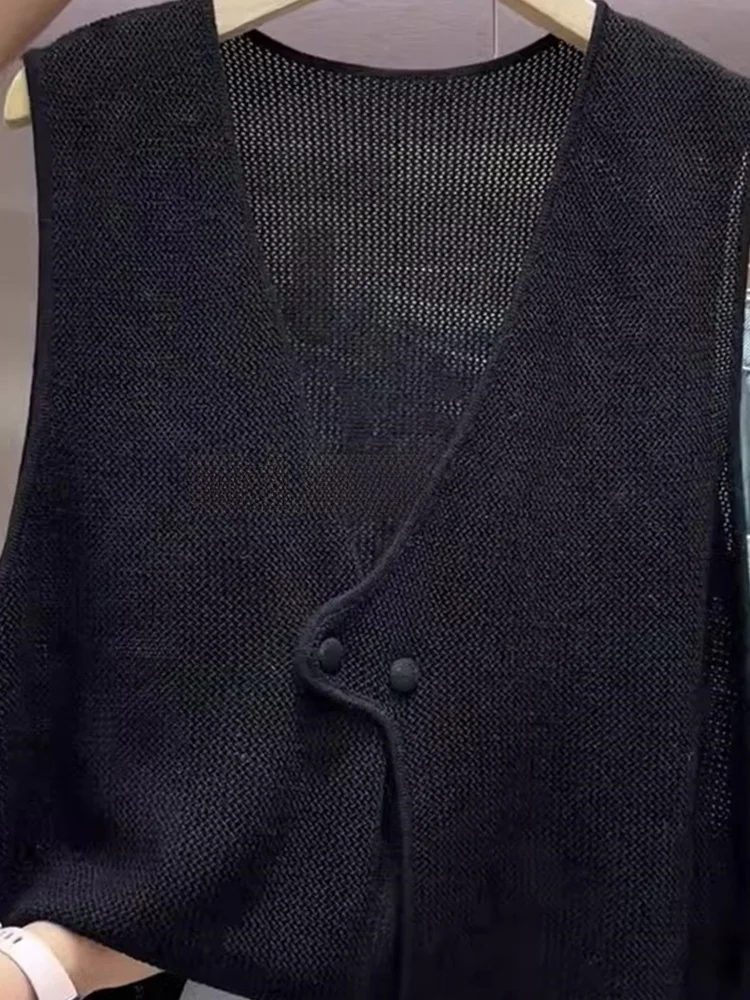 Faionable  Color V-Ne Svel Vest Loose Casual Slimming Summer New Sle Commute Comfortable Women's Tank Top