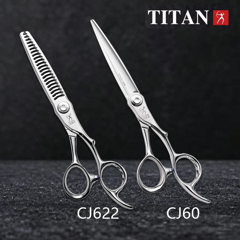 TITAN Hair Cutting Scissors Hairdressing Scissors Professional Barber Scissors Salon Tool ATS314 Steel