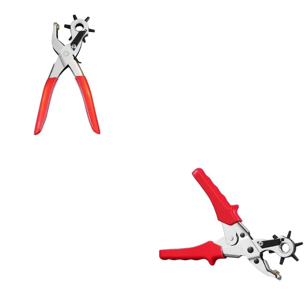 

652F Leather Hole Tool Stainless Steel Belt Hole Puncher Adjustable Hole