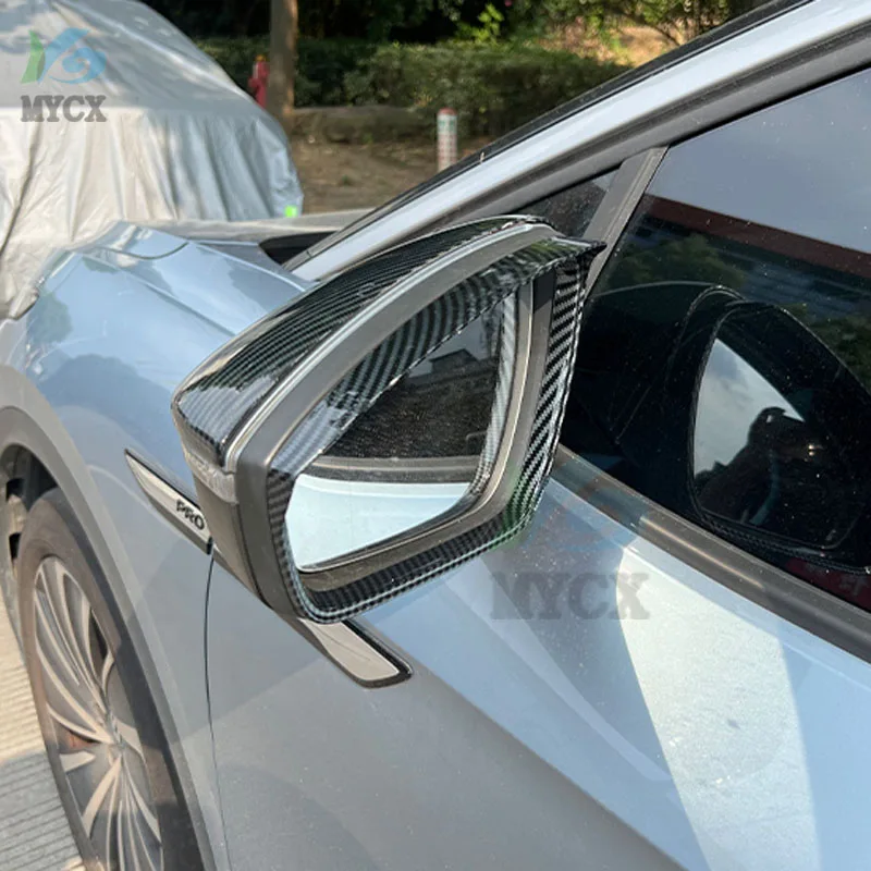 ل Volkswagen VW ID.4X ID.4 CROZZ 2021 + الجانب مرآة المطر الثلوج الحرس قناع الظل الرؤية الخلفية درع مجلس الملحقات #3