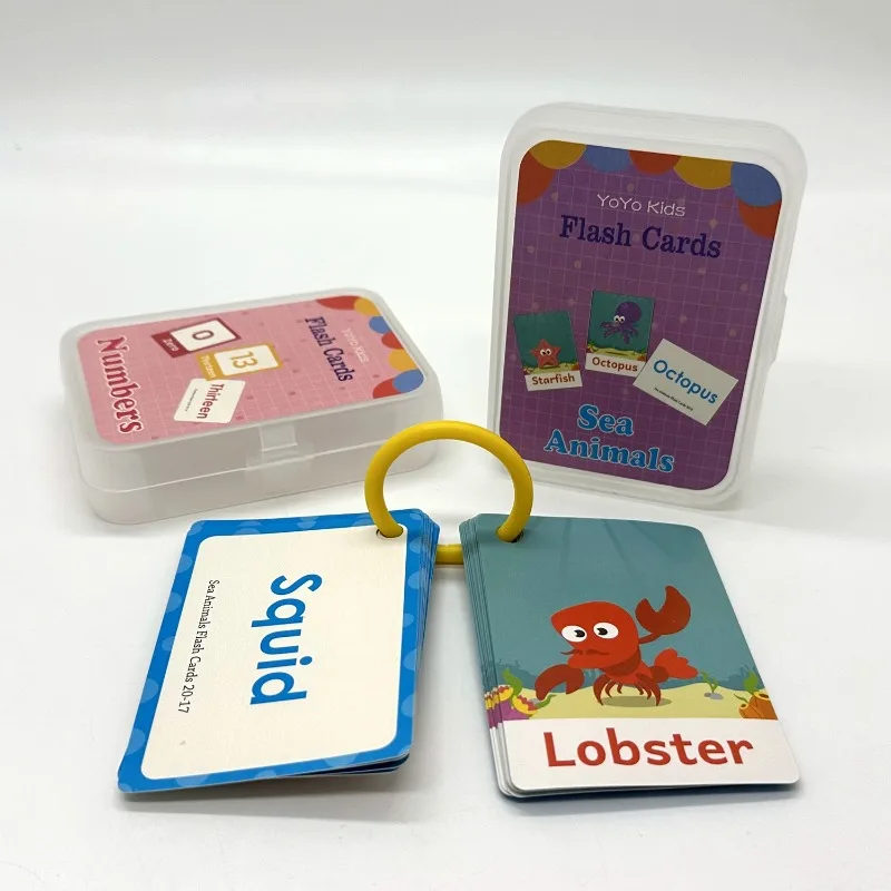 

《Interesting sea animal English word recognition cards》Interesting Sea Animal English Word Recognition Cards for Learning