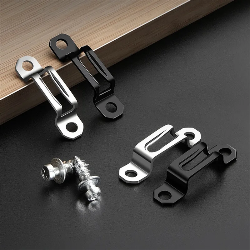 1000Pcs Thickening 2 In 1 Invisible Connector Cabinet Furniture Half-pass Sliding Combination Hidden Buckle Screw Fastener