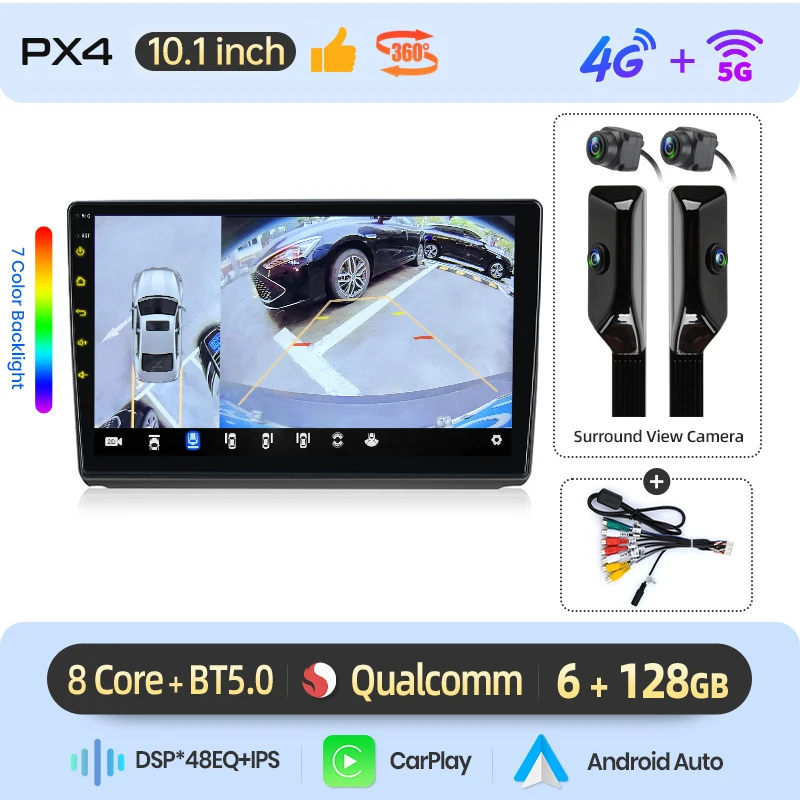AWESAFE Draadloze CarPlay Android Auto Radio voor Renault Trafic Nissan Primastar Opel Vivaro 2006-2010 GPS Navigatie Plug and Play RDS