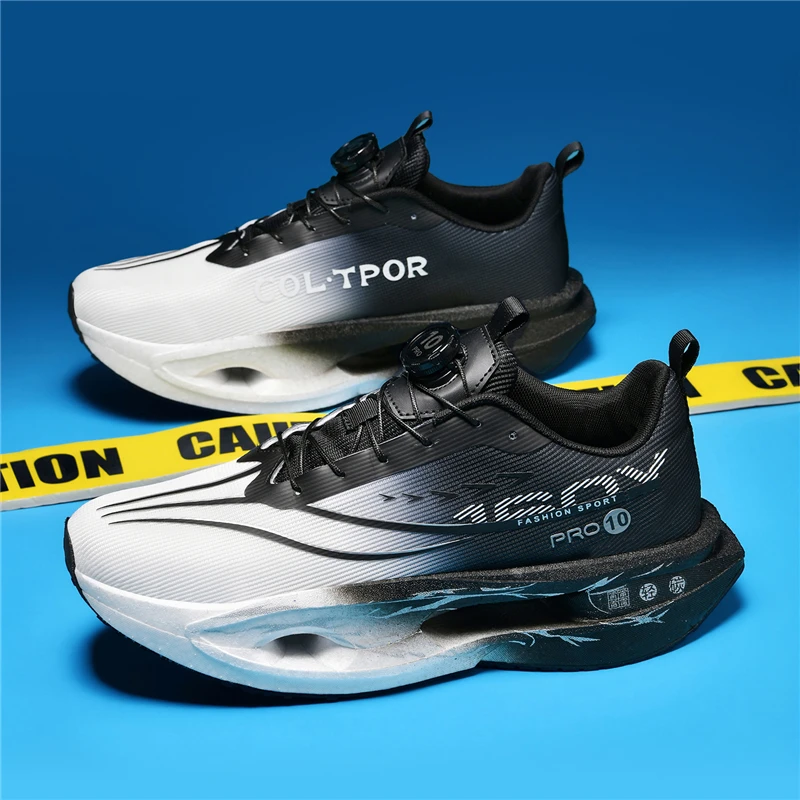 Men Casual Sports Running Shoes Carbon Board Marathon Training Breathable Women's Jogging Athletic Nonskid Walking Sneakers