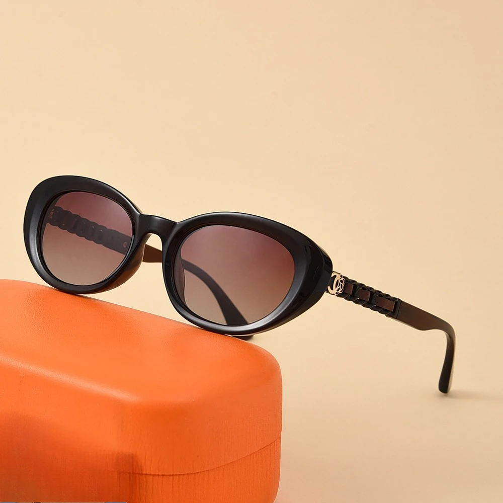 2025 Retro Oval Sunglasses for Women Small Frame Luxury Designer High Quality Sunglass Ladies Fashion Lentes De Sol Mujer Gafas
