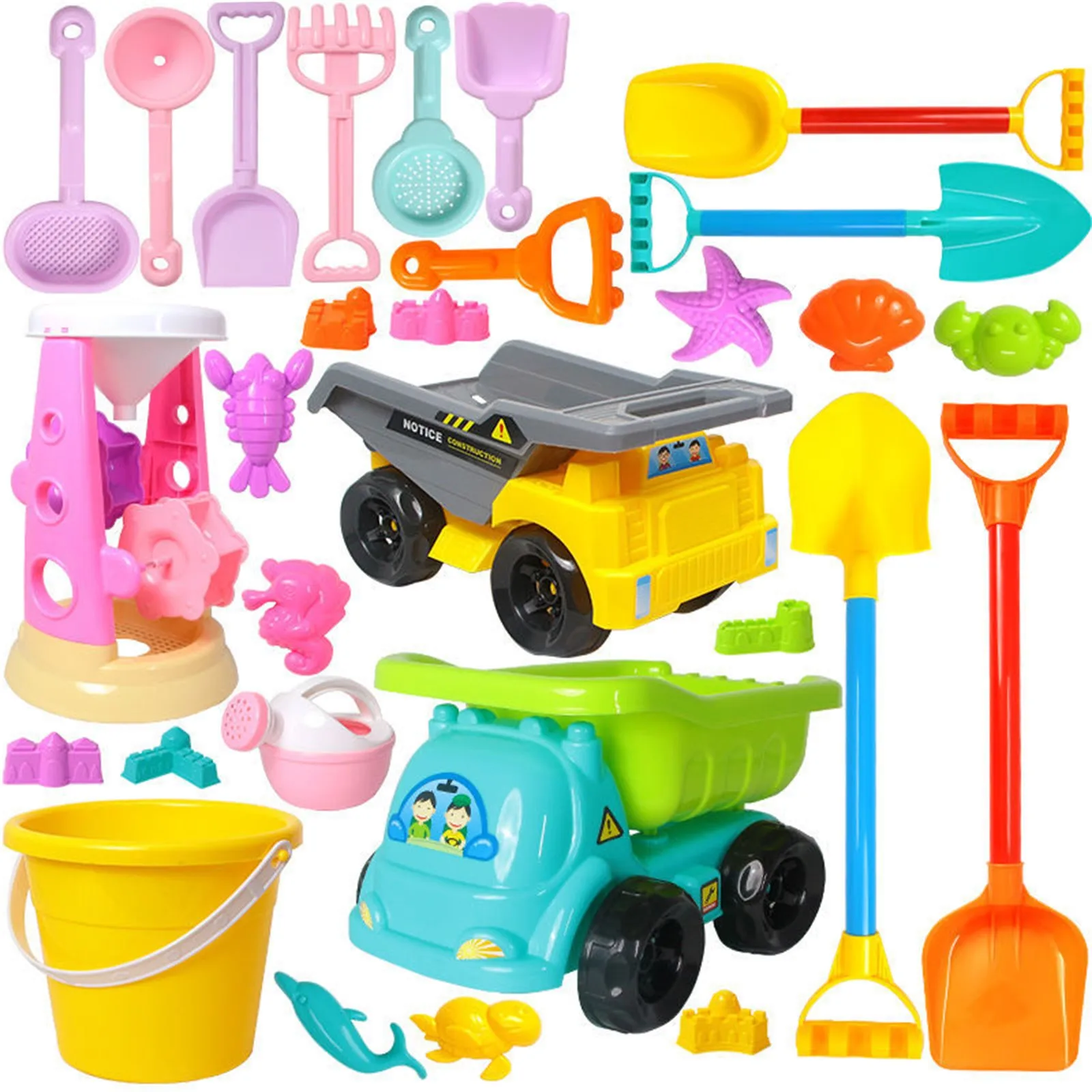 

Children Summer Seaside Beach Silicone Toys with Cute Animal Ocean Mold Sandbox Shovel Bucket Tool Sets Baby Bath Swim For Kids