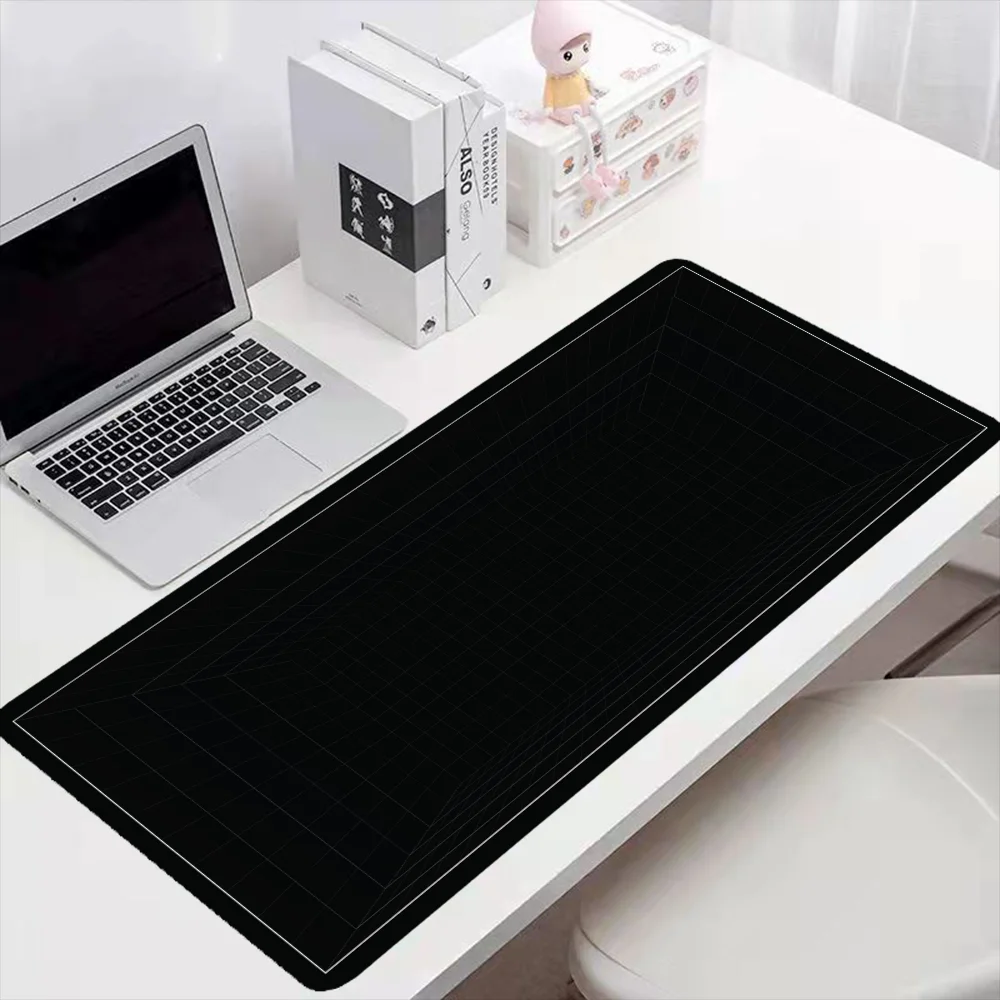 Dark Extended Pad Mouse Mats Pc Gaming Accessories Mousepad Gamer 900x400 Desk Mat Desktops Keyboard Xxl Setup Office Mause Mice