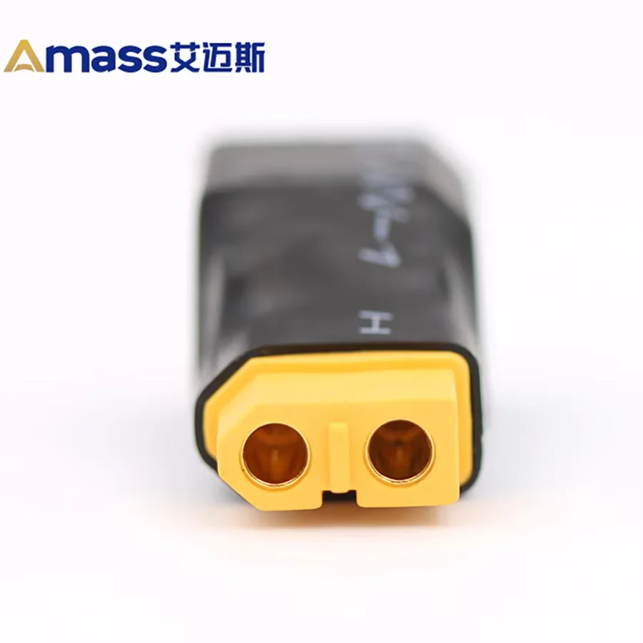 Free Shipping Amass Xt90 1-female to 2-male Serial or Parallel Connection Plug，rc Battery Lipo Connector