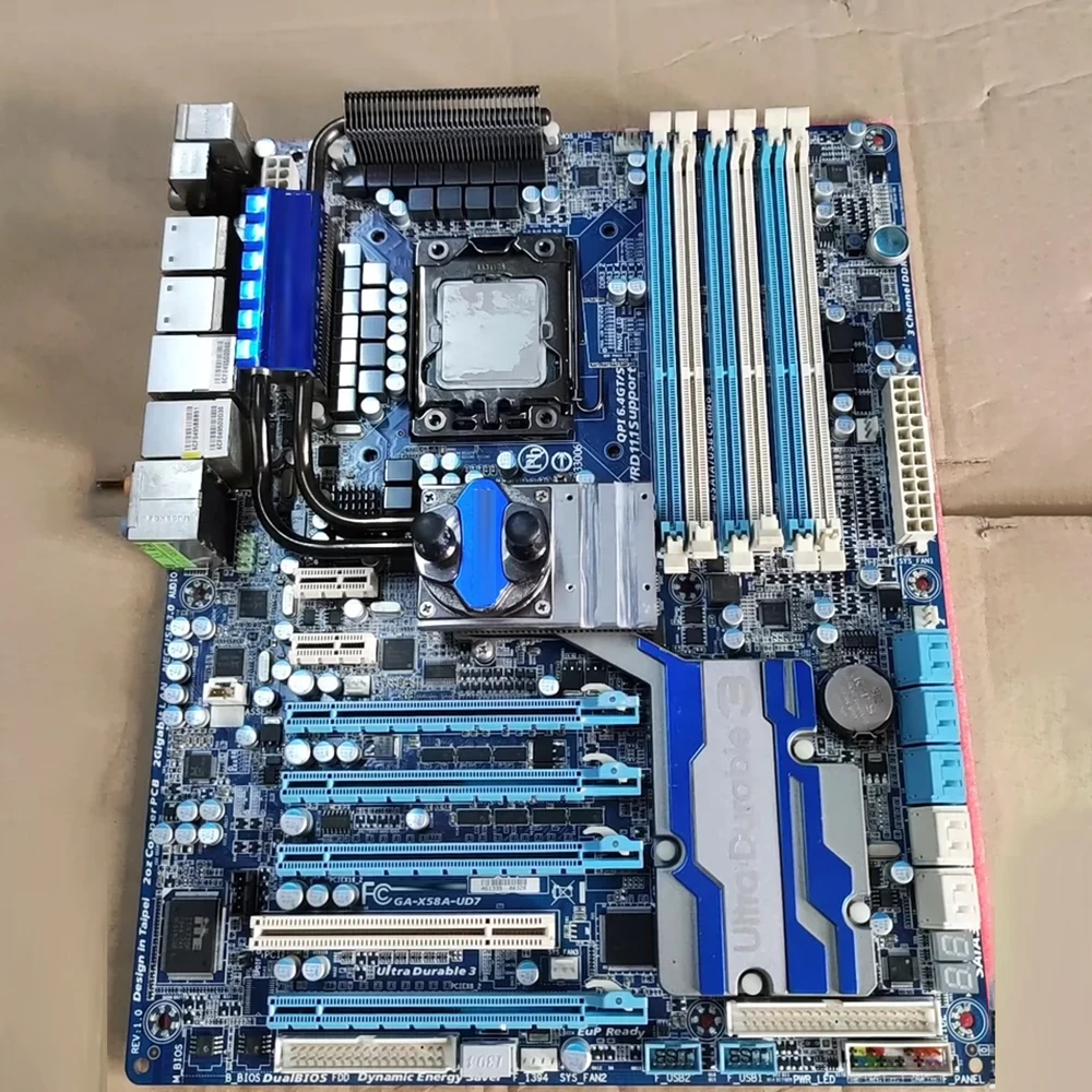 GA-EX58-UD5 لجيجابت LGA1366 X58 DDR3 اللوحة الأم GA-X58A-UD7 GA-EX58-EXTREME