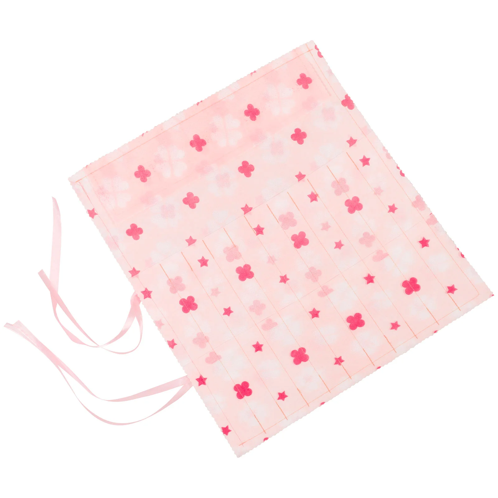 Tas Penyimpanan Jarum Sweter Threading Kit Alat Tempat Kait Wol Organizer Rajut Kain Non-tenun Rajutan