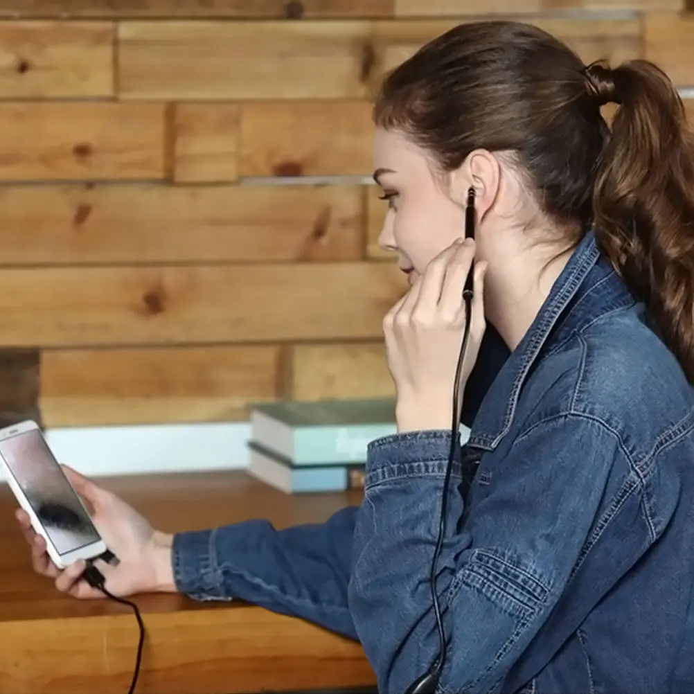 

Визуальный отоскоп 5,5 мм с высоким разрешением, видео-камера для глубокой чистки ушей, инструмент для осмотра ушей со светодиодной подсветкой, для взрослых и детей