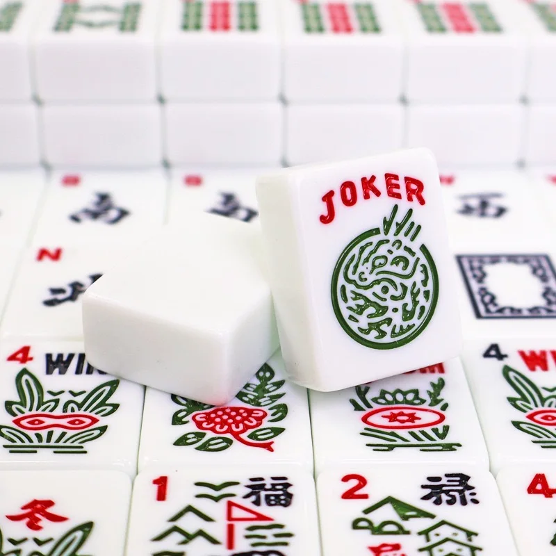 

New Arrival Blue & Pink Mahjong Tiles, In Stock