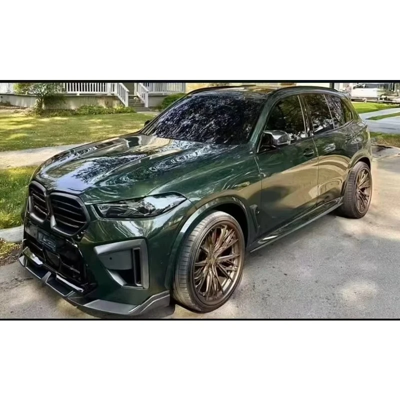2023-24 F95 X5M LCI Body Kit LD Style Carbon Fiber Front Bumper Spoiler Side Skirts for BMW F95 X5M LCI 2023