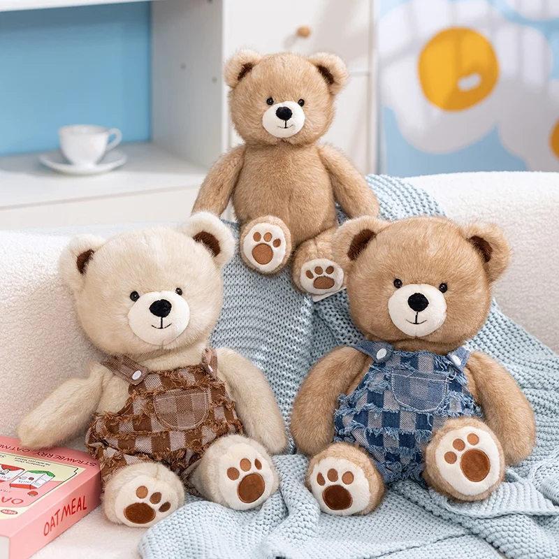 30/40/50cm Very Precious Series Bear Plush Toy Bear Wearing A Scarf Or Cowboy Style Doll Kid Classic Birthday Gift