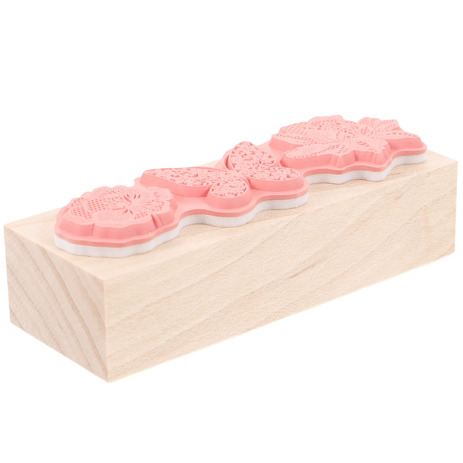 

Wooden Stamp Seals 6 Butterfly Clear Wood Craft Stamps DIY Planner Scrapbook Journaling Gifts Teen