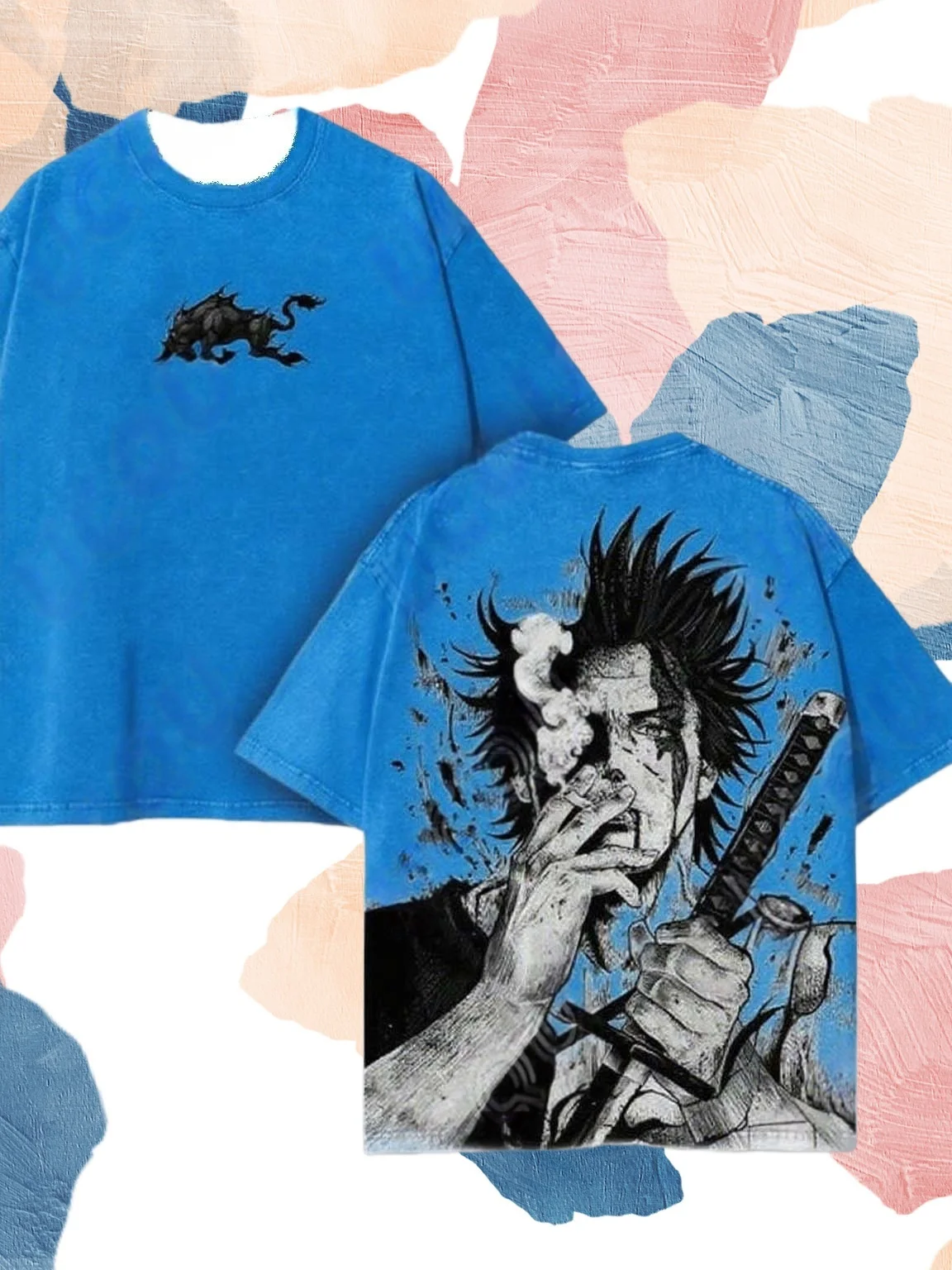 2026 Heißer Yami Sukehiro Graphic Black Clover Manga T-Shirt Neu Oversized für Herren und Damen Lässige Streetwear – Detail 9