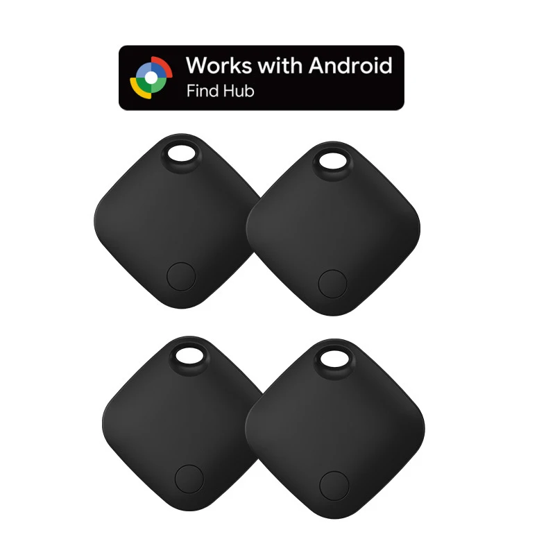 

4PCS Security GPS Tracker Android Anti Loss Smart Tag via Google Find Hub Finder Bike Pets Locator for Xiaomi Samsung Pixel Vivo