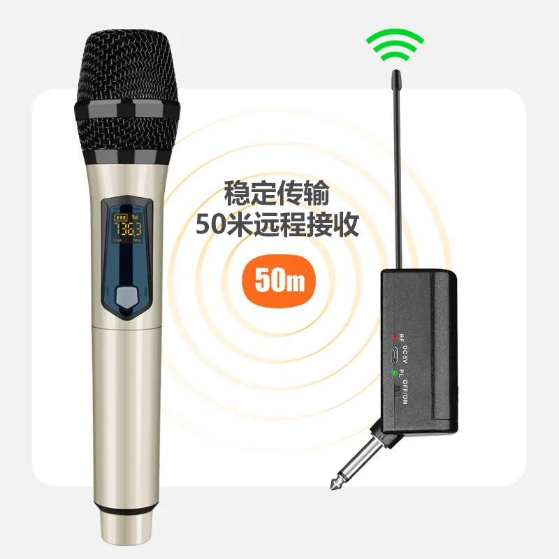 Wireless Microphone, One Drag Two U-segment Outdoor Stage, Outdoor Pull Box, Audio, Ktv Live Broadcast