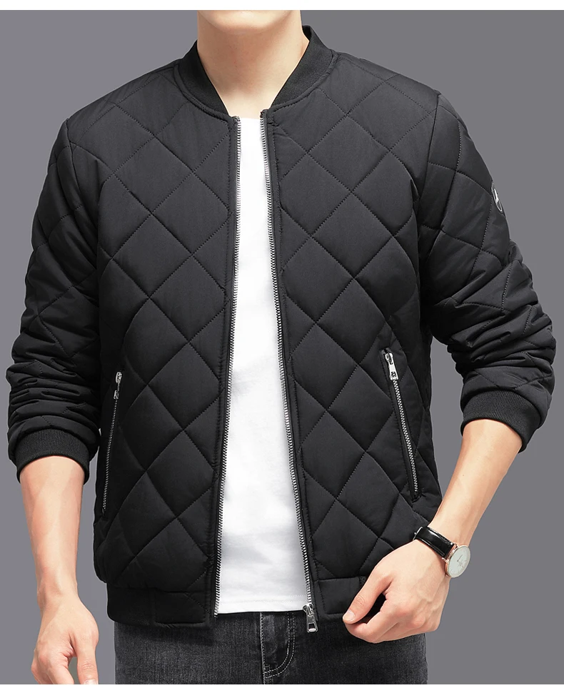 Men New Plus Size Winter Parkas M-8XL Men Thick Warm Fleece Baseball Jacket Men Fashion Casual Clothing Men Windproof Parkas