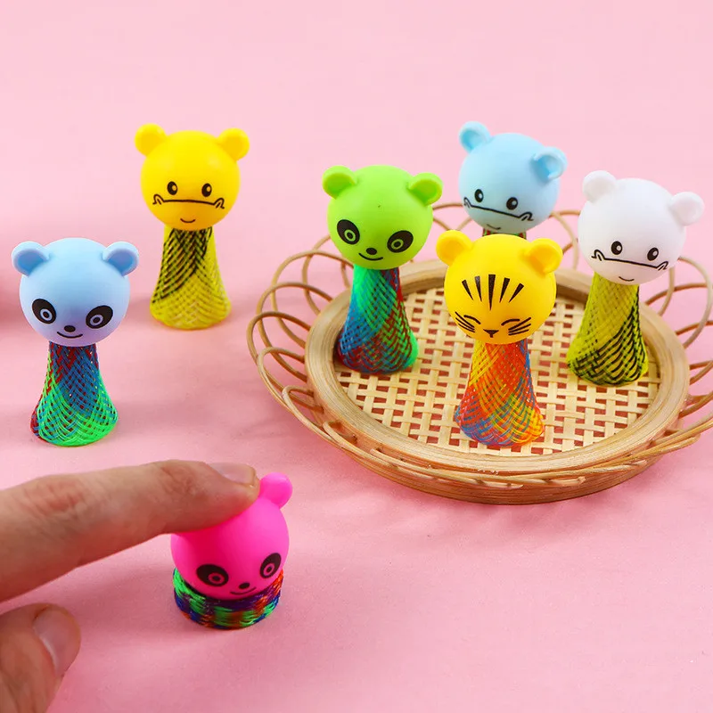 10PCS Funny Animal Jumping Dolls Surprise Children's Birthday Party Gifts Toys Pinata Filling Carnival Party Favors For Kids