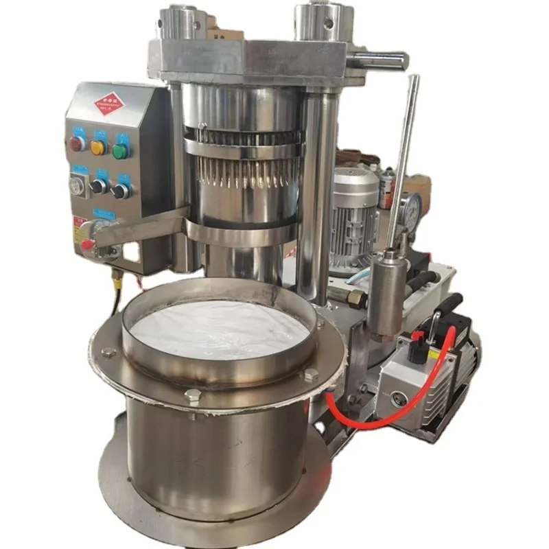 Prensa de aceite hidráulico automática de alto rendimiento Hine Suower Planta de refinería de aceite de nuez Semilla de coco Otro extractor crudo