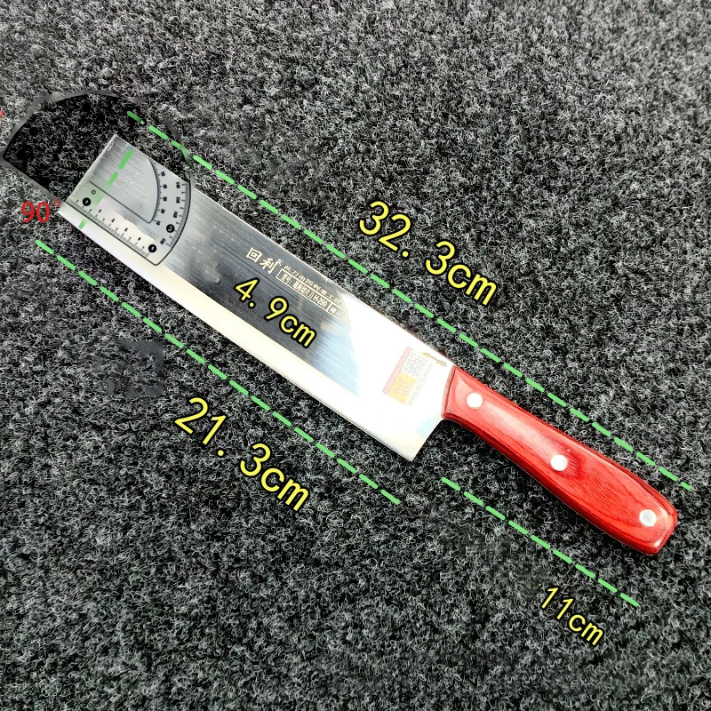 8.3 Inch Slicing Knife Wood Handle Sharp Chefs Cleaver Nakiri Slicing Duck Kitchen Knives Cooking Tools Handmade Forged Messer