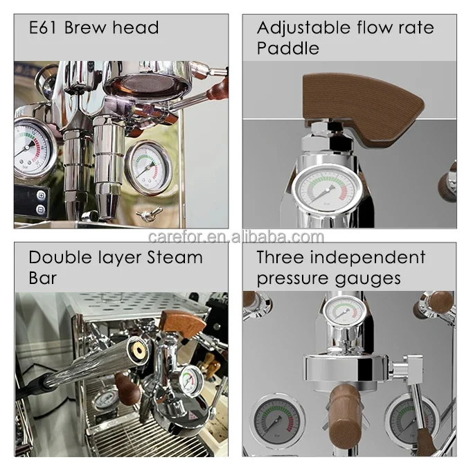 Barista Cappuccino Super Automatic Desktop Lever 58mm Italian Espresso Machine Professional For Coffee Shop