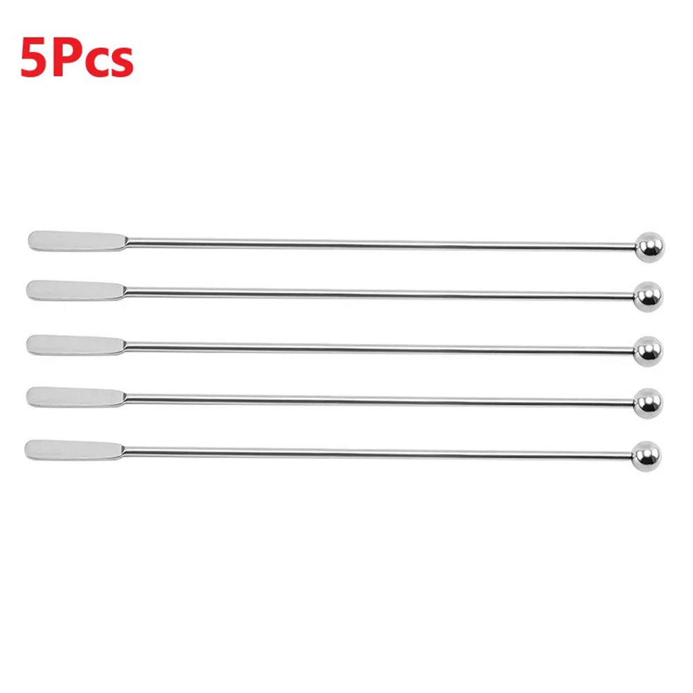 Stainless Steel Swizzle Stirrers Designed for Smooth Rotation in Glasses Pitchers and Shakers During Drink Preparation Steps