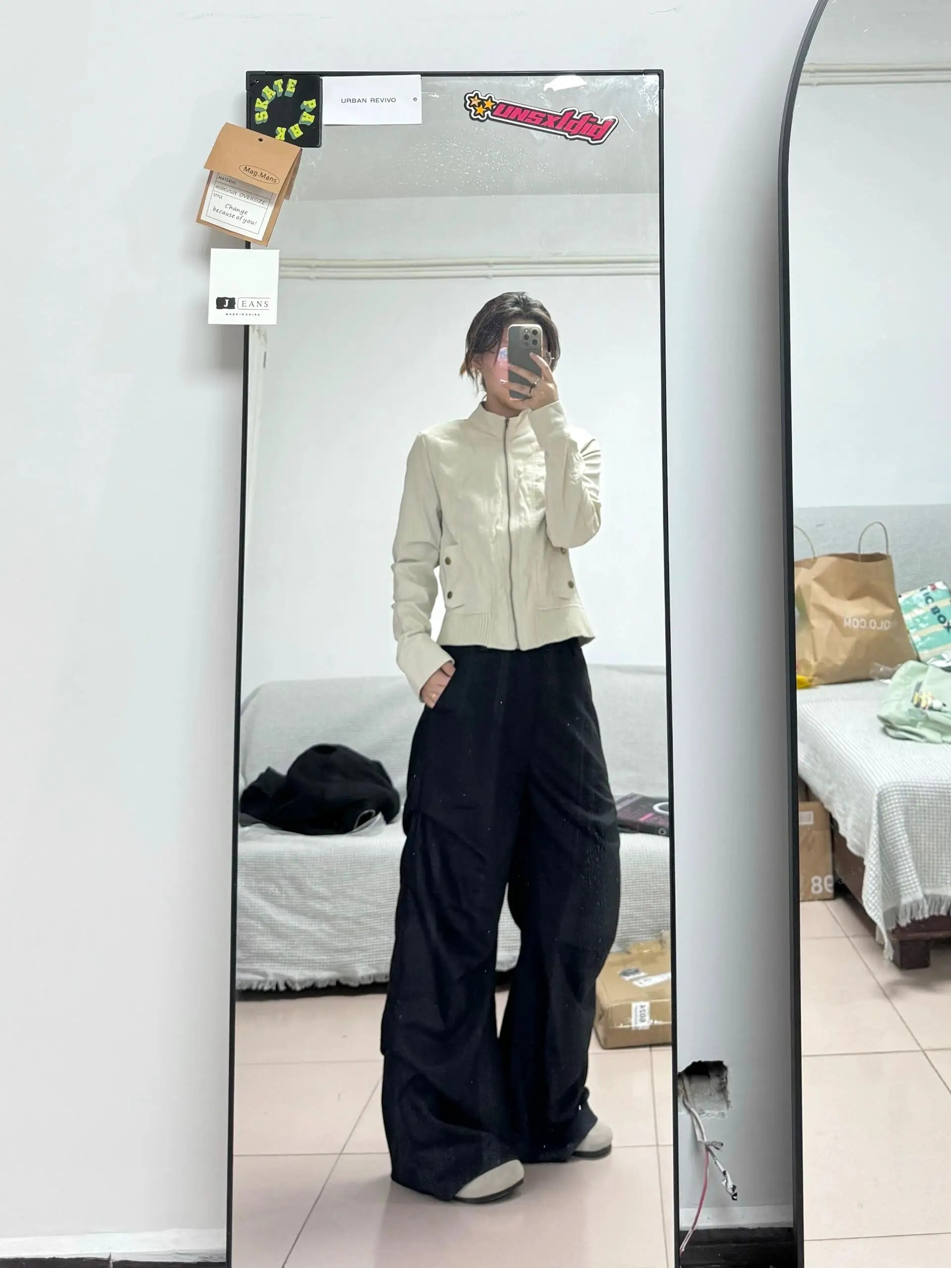 

Slim Fit Short Sleeveless Women's Workwear Jacket Vintage Japanese Style Spring Autumn Thin Design Sense Industrial Style Coat