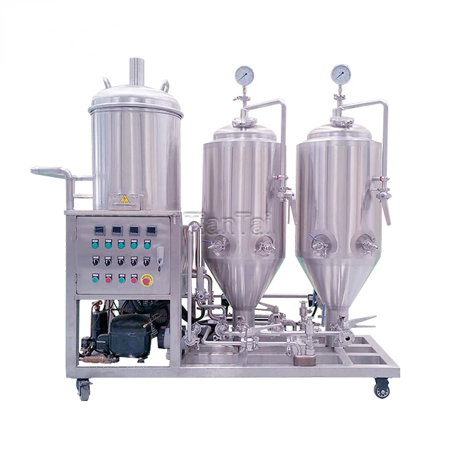 50L SUS304 electric heating pilot brewing system for sale