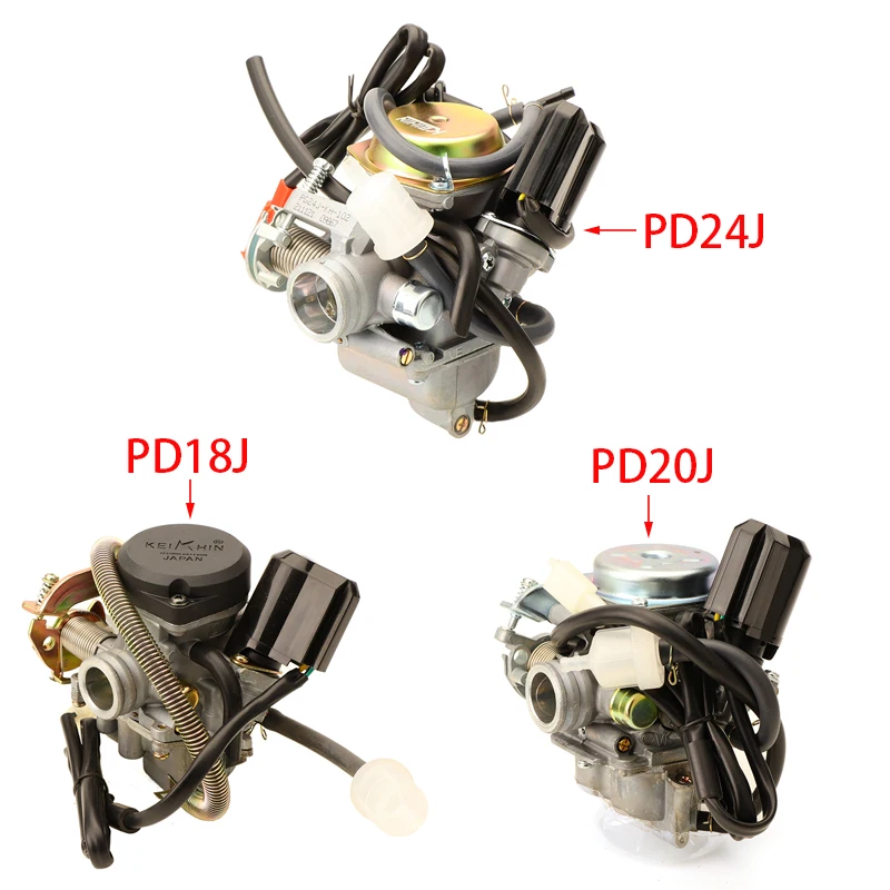 1PCS PD18J PD20J PD22J PD24J Carburetor for  49CC 50CC 80CC 100CC 125CC 150CC 200CC Motorcycle Dirt Pit Bike ATV GO Kart Engine