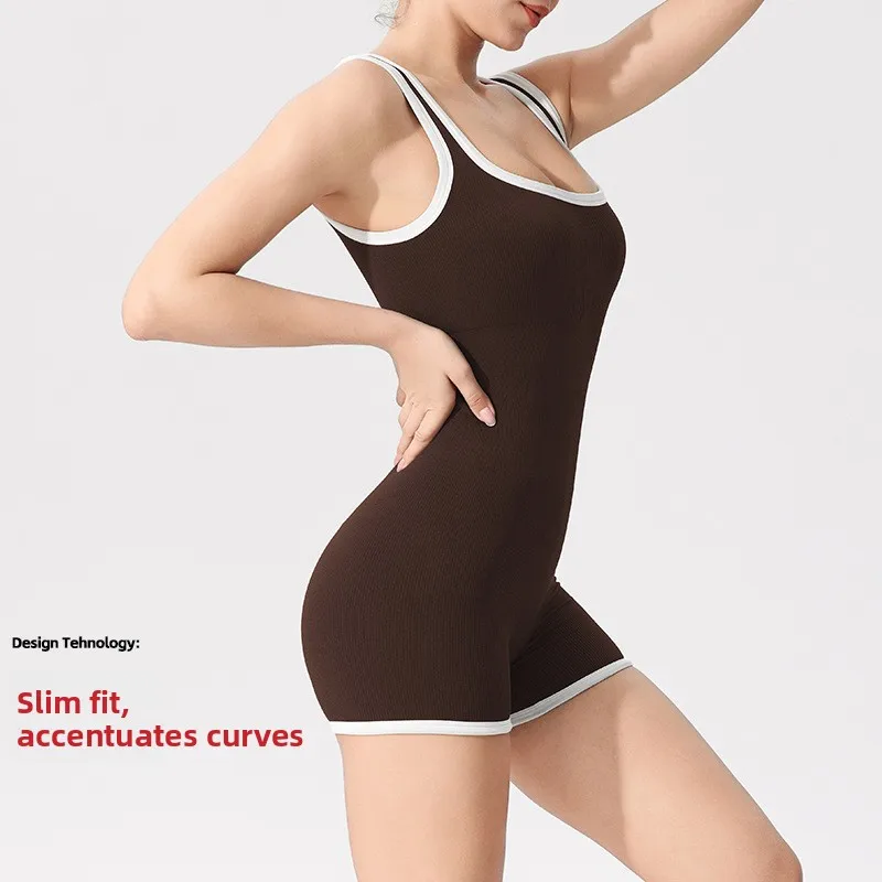 Sl Color Blo 요가 슈트 여성용 원피스 Fitn 의류 슬리밍 디자인 아름다운 Ba 타이트 바디 슈트 스포츠웨어