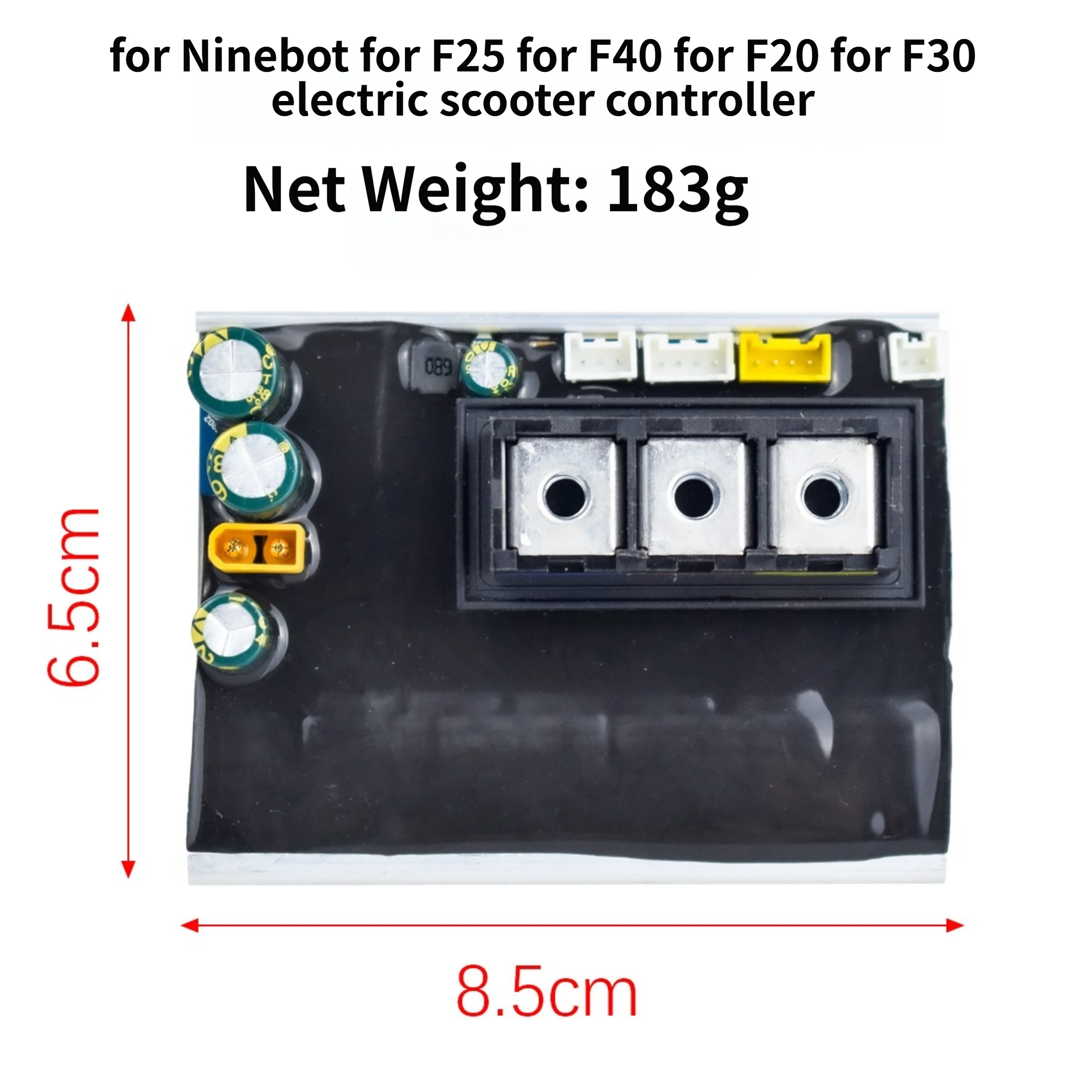 For Ninebot For F20 For F25 For F30 For F40 Scooter Controller Black Aluminum Housing 6.5 x 8.5 cm Footrest Fit