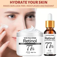 Ensemble de crème sérum pour le visage raffermissant au rétinol, Anti-âge, élimination des rides, ridules, réparation, blanchiment de la peau, éclaircissant, hydratant 4