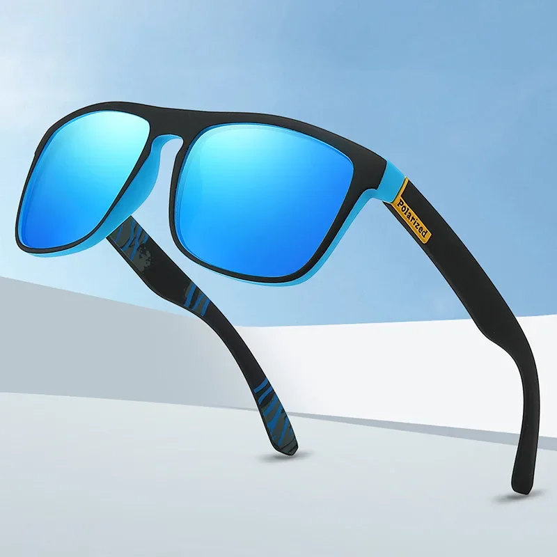 

Retro Square Sport Driving Cycling Big Frame Sun Goggles Polarized Sunglasses UV400 for Men Women UV Resistant Sunglasses