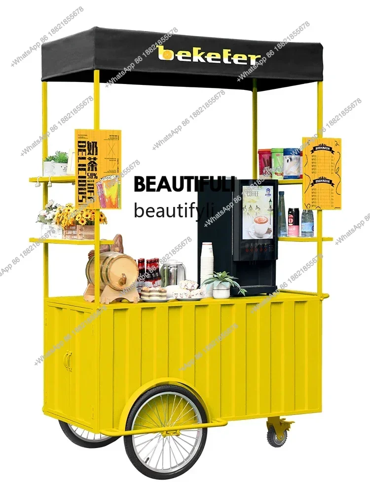 

ssNight market stall snack trolley food stall dining car outdoor commercial market mobile stall truck
