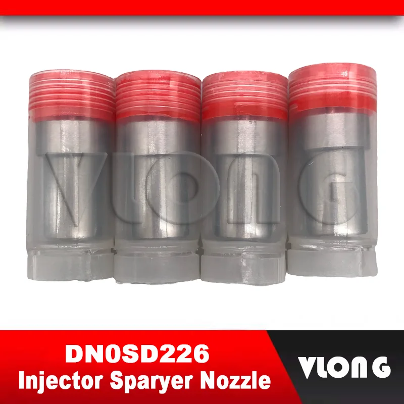 

4PCS DN0SD226 High Quality New Diesel S Type Inyector Mouth Fuel Injector Sparyer Nozzle Tips Inyestor Spare Parts DNOSD226