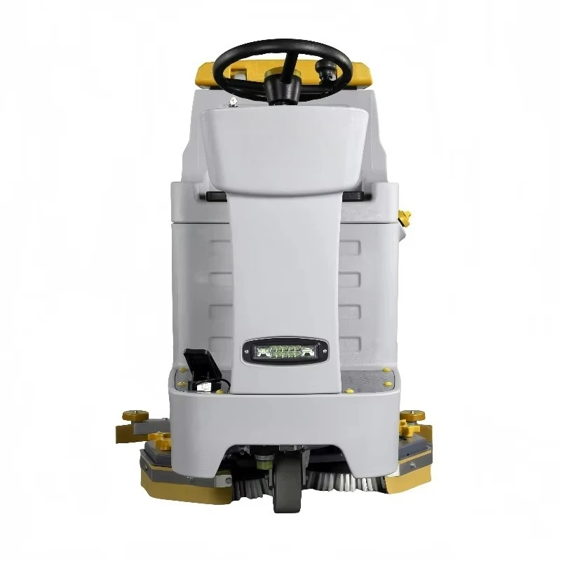 Walk-behind electric floor scrubber and scrubber with 50L hopper 24v powerful power