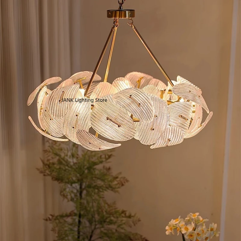 French Luxury Crystal Chandelier, Living Room Main Light, Minimalist Dining Room Home Bedroom Light G9 Lamp Head