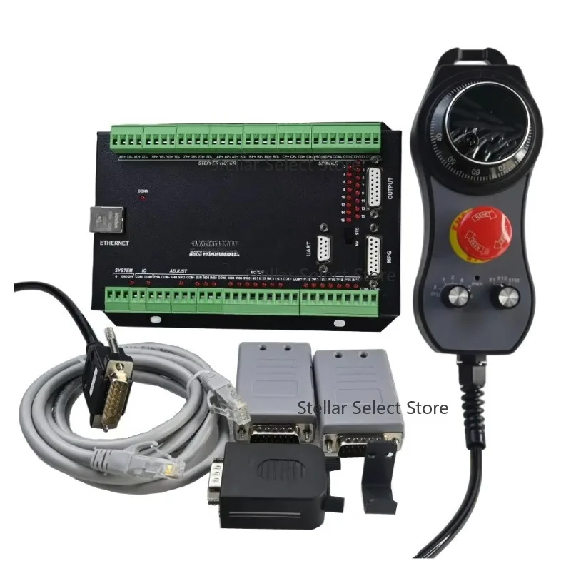 Venta directa de fábrica de China EC500 Mach3 controlador Ethernet tarjeta de placa de ruptura 4/6 ejes + volante DDMPG para fresado