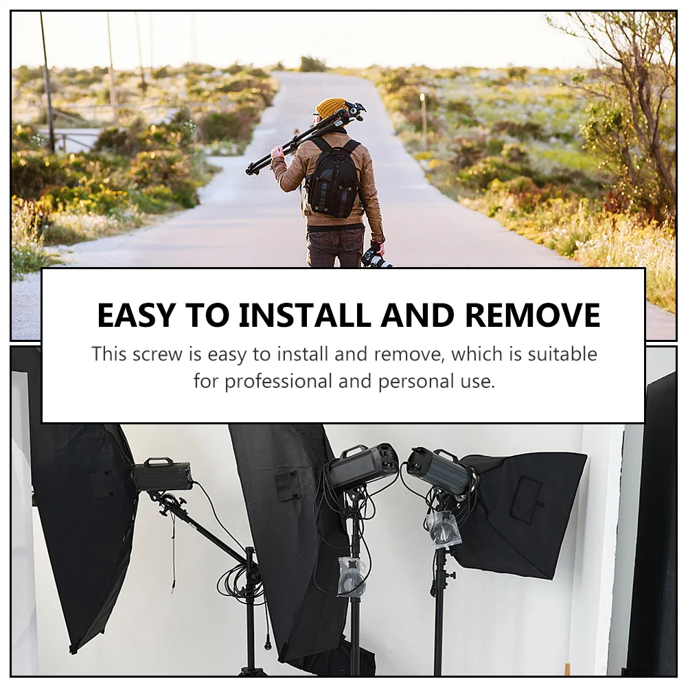 

4pcs Male To Female Mic Nut Monitor 5/8" Male To 1/4" Female Screw Mic Stand Accessories Tripod Adapter Screw 5/8\